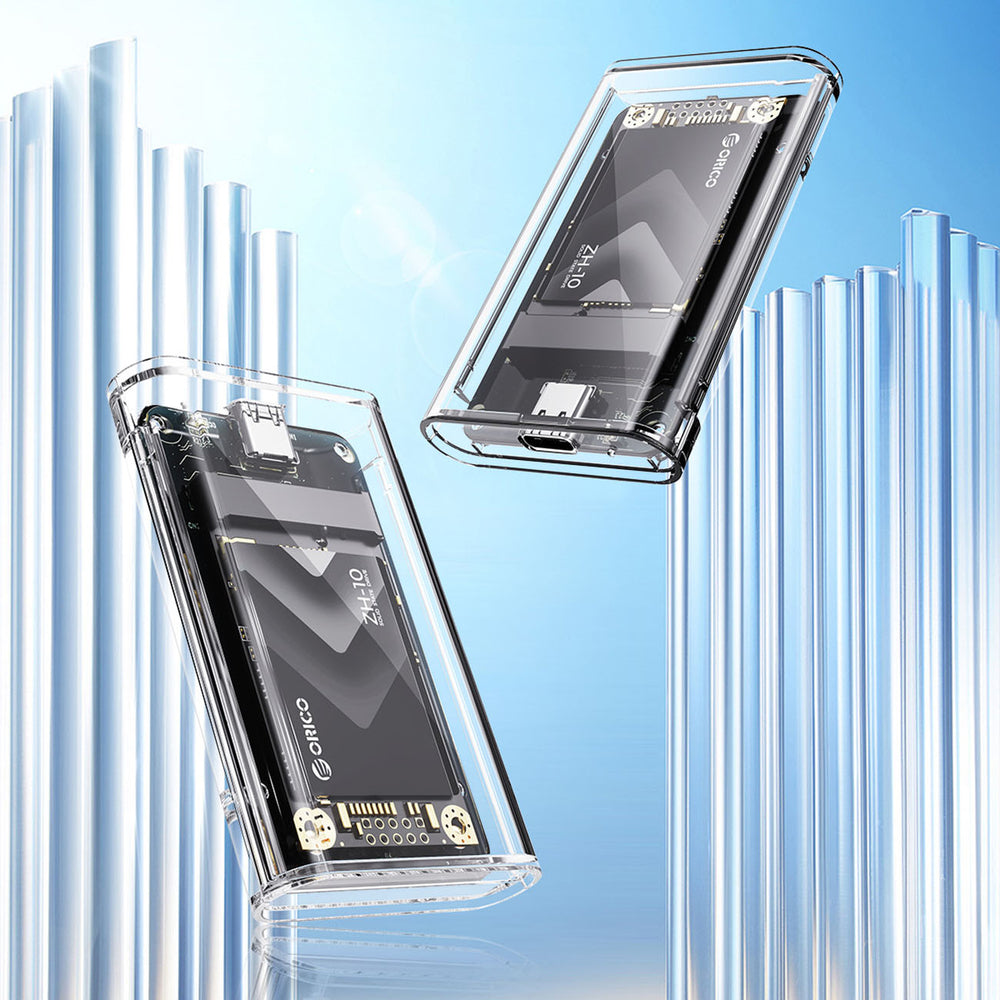 Orico TC10-MS MSATA USB-C 3.2 5Gb/s Disk Cartridge - Transparent