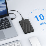 Orico 25PW1C-C3 2.5" HDD/SSD USB-C 3.1 6Gb/s Disk Drive - Black