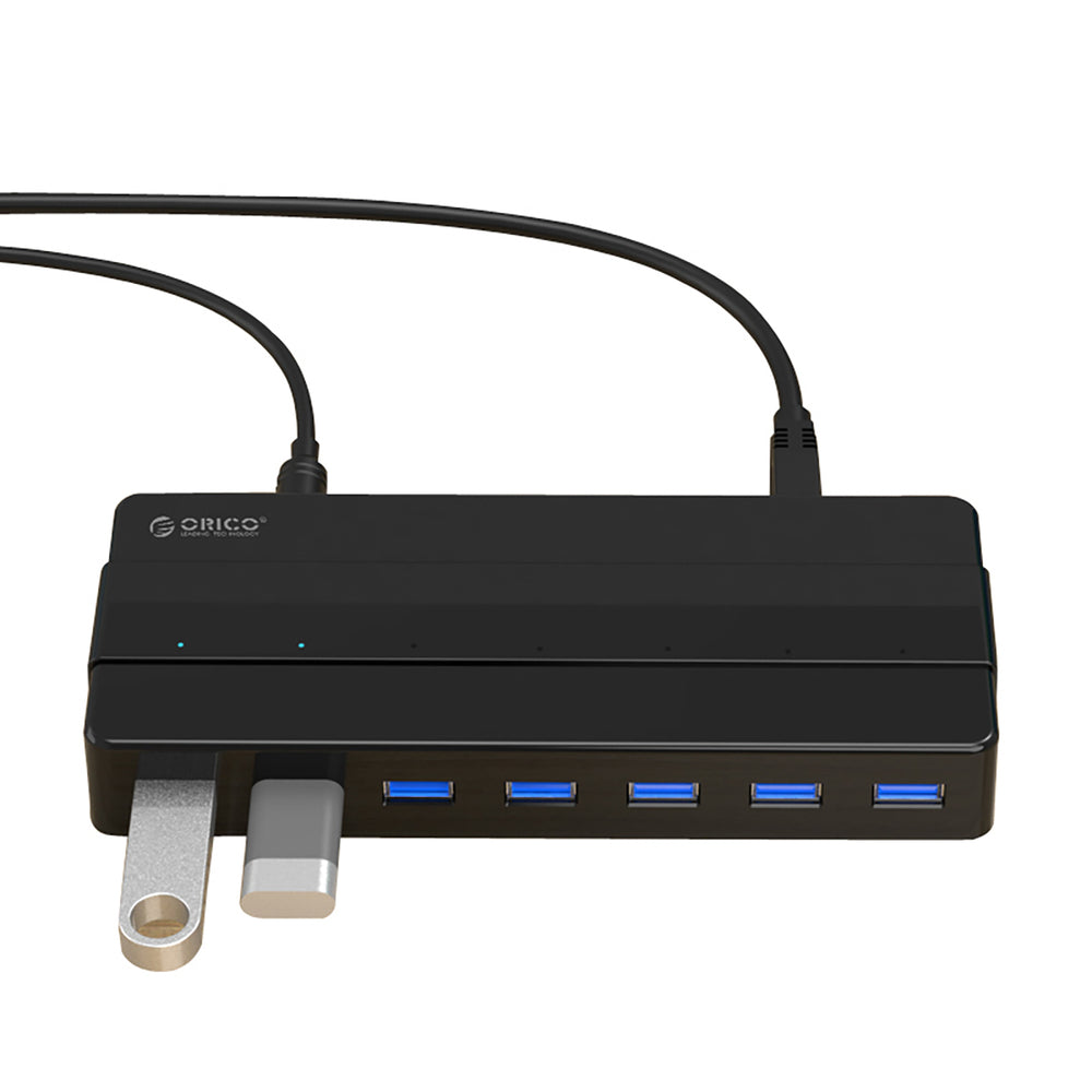 Hub Orico H7928-U3-V1 7x USB-A 3.0 - black