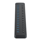 Orico CT2U3-16AB 16x USB-A 3.0 Hub with Switches - Black