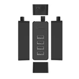 Hub Orico W5P-U2-030 4x USB-A 2.0 30cm - sort