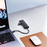 Hub USB-C Orico PAPW2AC-C3 docking station 2x USB-A 3.0 + 2x USB-C 3.0 - sort