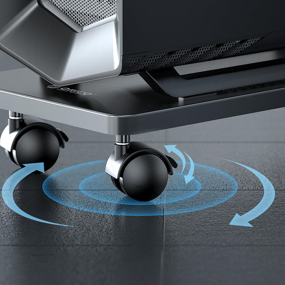 Orico CPB6 Computer Stand med hjul - sort