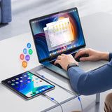 Orico CDX 60W 3A Power Delivery USB-C - USB-C kabel 1m - blå