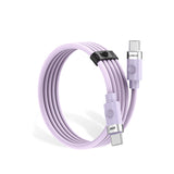 Orico CDX 60W 3A Power Delivery USB-C - USB-C 1m Kabel - Purple