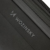 Wozinsky Premium Single Shoulder Anti-Theft City Backpack med organisator og USB - sort