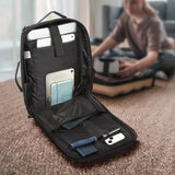 Wozinsky Premium 15.6 Laptop rygsæk/taske med rem - sort