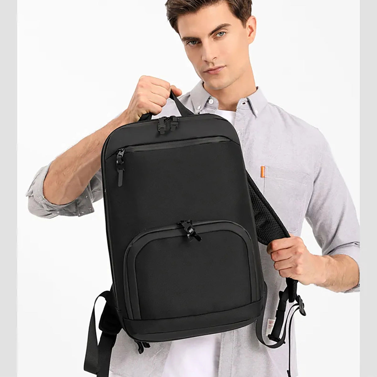 Wozinsky Premium vandtæt bærbar rygsæk - sort