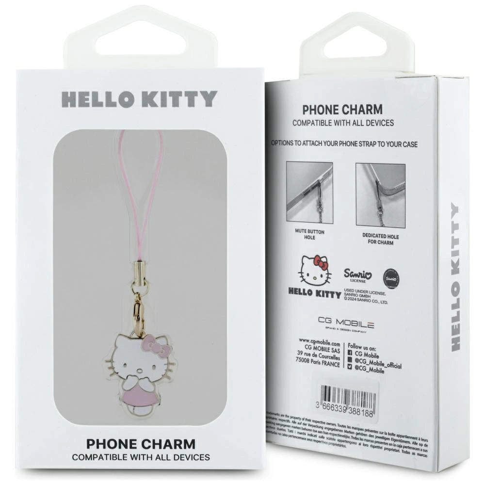 Hello Kitty Charm Kitty Sød Pendant - Pink
