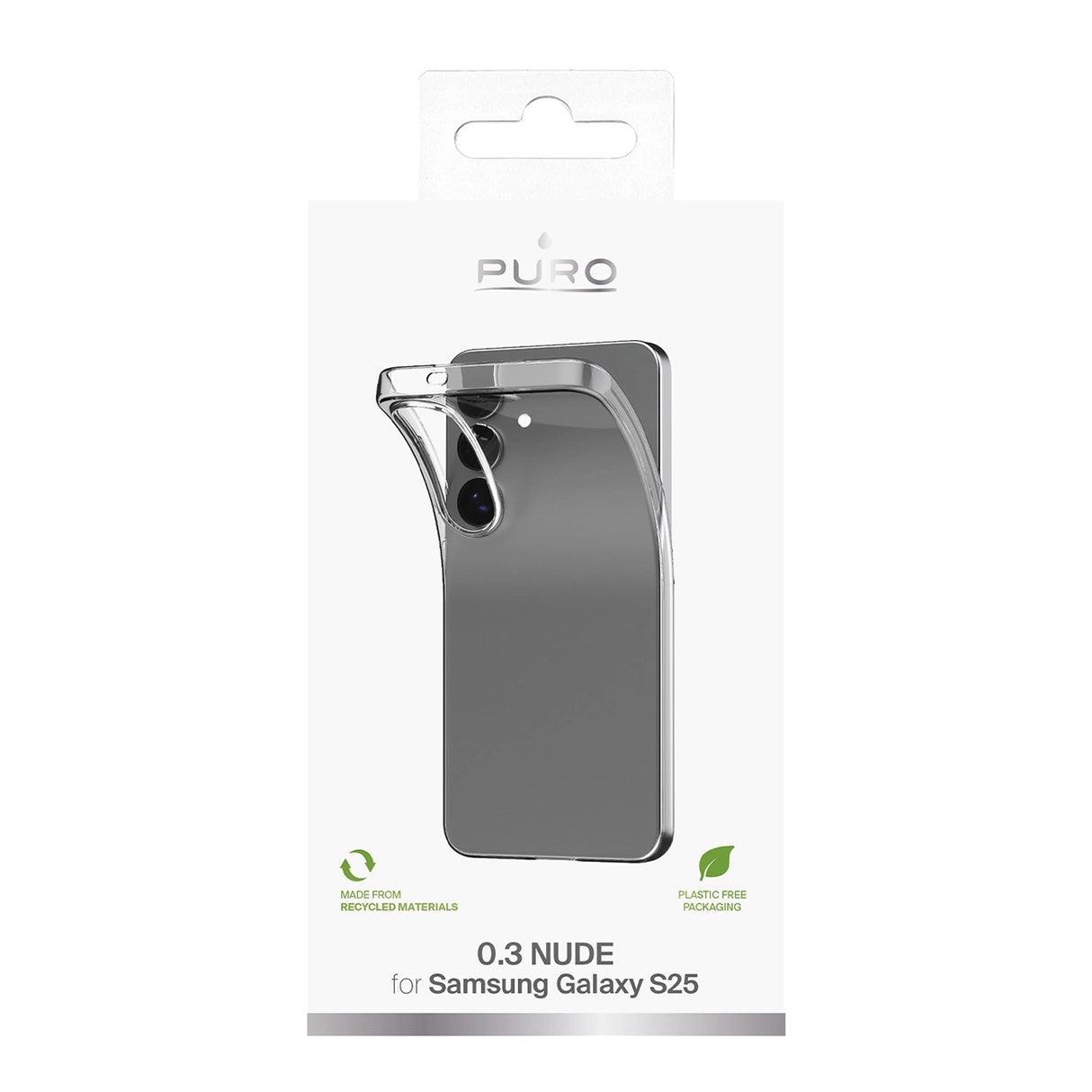 Silikon Case Puro 03 Nude til Samsung Galaxy S25 - Transparent