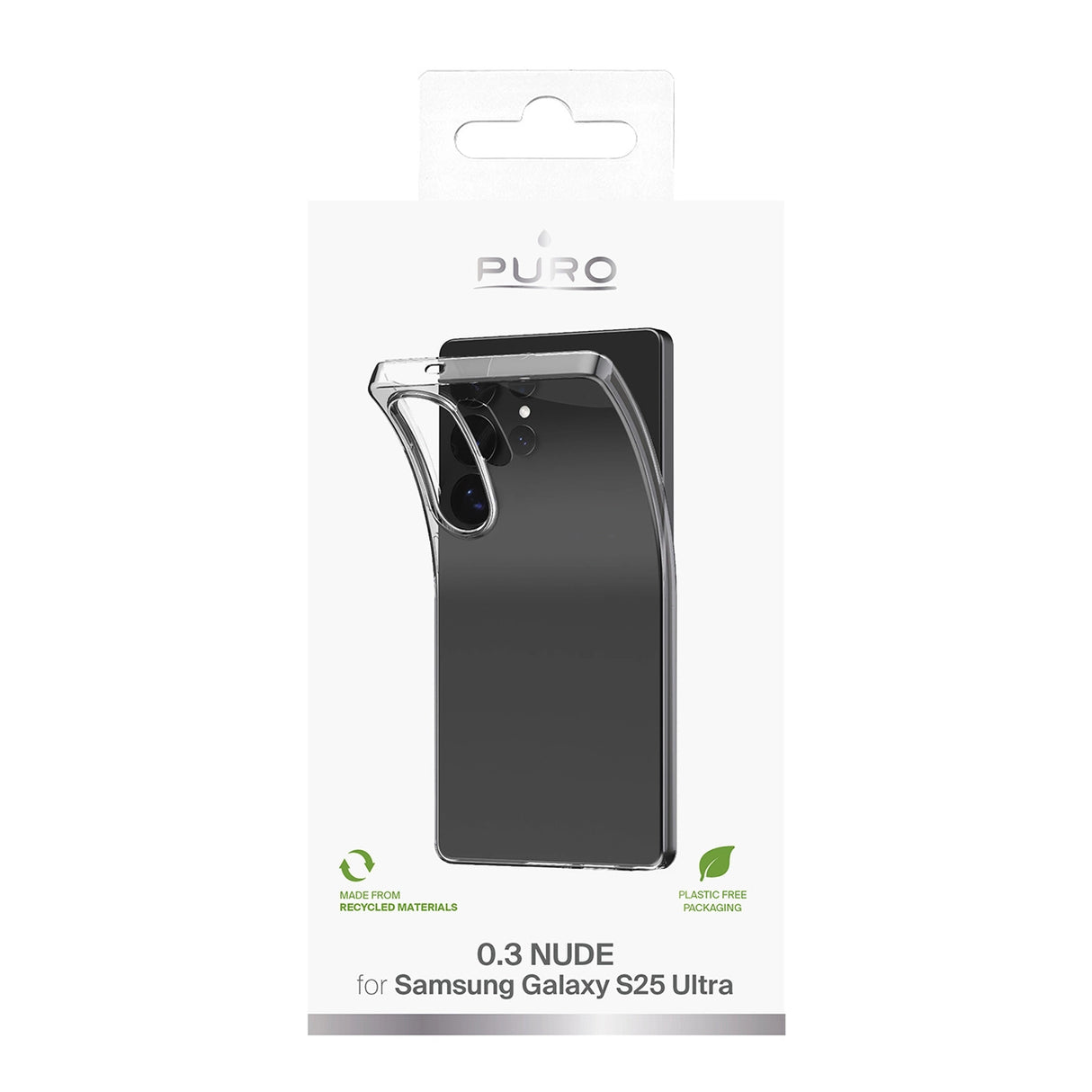 Silikon Case Puro 03 Nude til Samsung Galaxy S25 Ultra - Transparent
