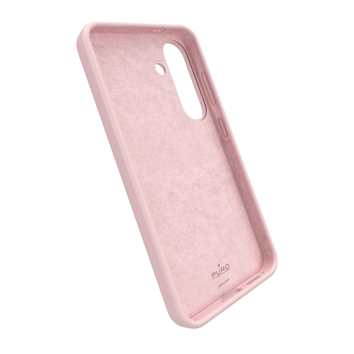 Puro Icon Silicone Case til Samsung Galaxy S25 - Pink