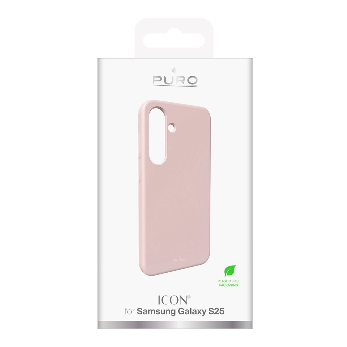 Puro Icon Silicone Case til Samsung Galaxy S25 - Pink