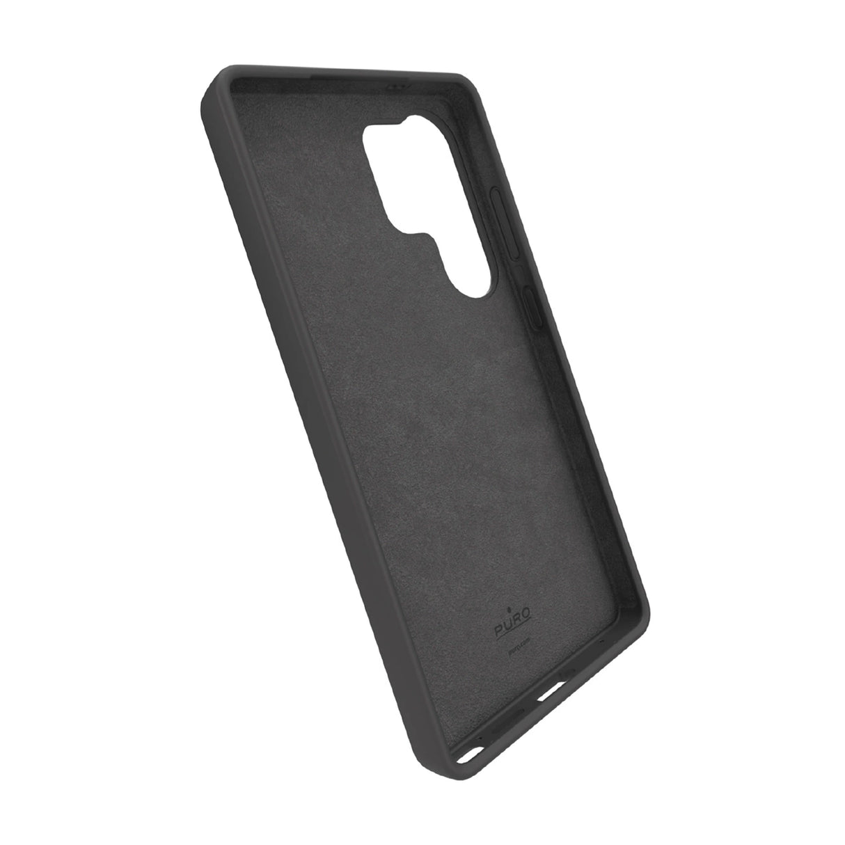 Puro Icon Silicone Case til Samsung Galaxy S25 Ultra - sort
