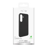 Puro Icon Mag Silicone Case med MagSafe til Samsung Galaxy S25 - sort