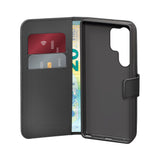 Puro Booklet Case med Flip og Wallet til Samsung Galaxy S25 Ultra - sort