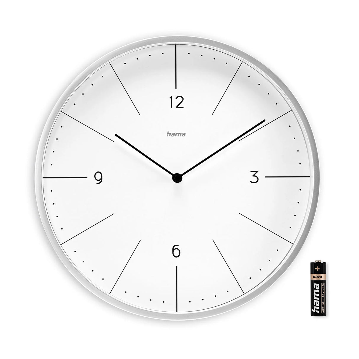 Vægur "Sardinia" Diameter 30cm Grå