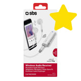 Bluetooth-adapter SBS TEBTRECEIVERW trådløs modtager med stereosæt - grå