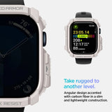 Spigen Rugged Armor Strap til Apple Watch 10 46mm - Beige