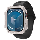 Spigen Rugged Armor Strap til Apple Watch 10 46mm - Beige