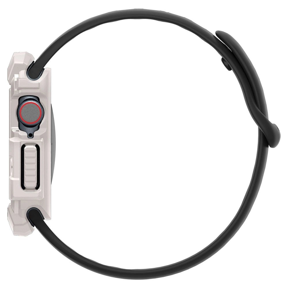 Spigen Rugged Armor Strap til Apple Watch 10 46mm - Beige