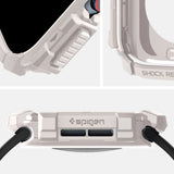 Spigen Rugged Armor Strap til Apple Watch 10 46mm - Beige