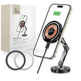 Tech-Protect MM15W-V8 Magnetisk bilholder til instrumentbræt med MagSafe 15W - sort