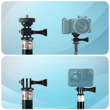 Tech-Protect GA100 Monopad & Selfie Stick til GoPro / DJI - sort