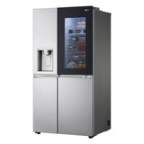 LG InstaView GSXV90BSAE side-by-side køle-fryseskab Fritstående 635 L Rustfrit stål