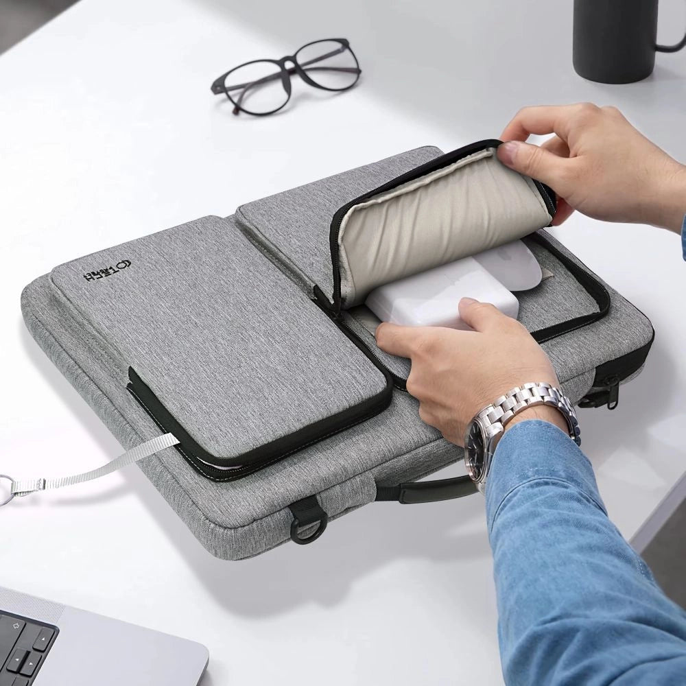 Laptop Bag 13-14 Tech-Protect Defender Bag - Grå