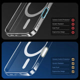 Tech-Protect Flexair Hybrid CC Magsafe iPhone 16 Case - Clear