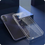 Tech-Protect FlexAir Case for Samsung Galaxy S25 - Clear-Glitter