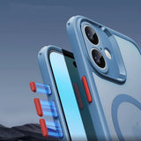 ESR Classic Pro Set Halolock MagSafe-hylster til iPhone 16 - blå