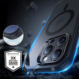 ESR Classic Pro Set Halolock MagSafe-hylster til iPhone 16 Pro - sort