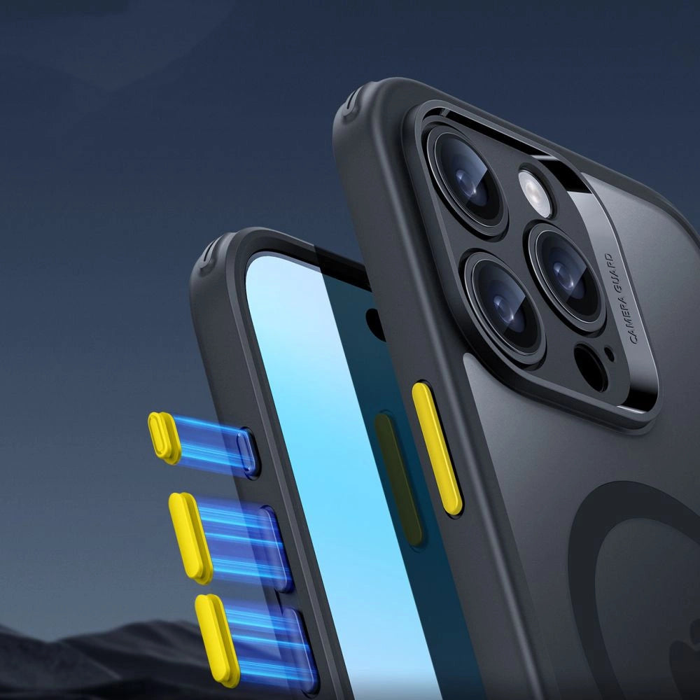 ESR Classic Pro Set Halolock MagSafe-hylster til iPhone 16 Pro - sort