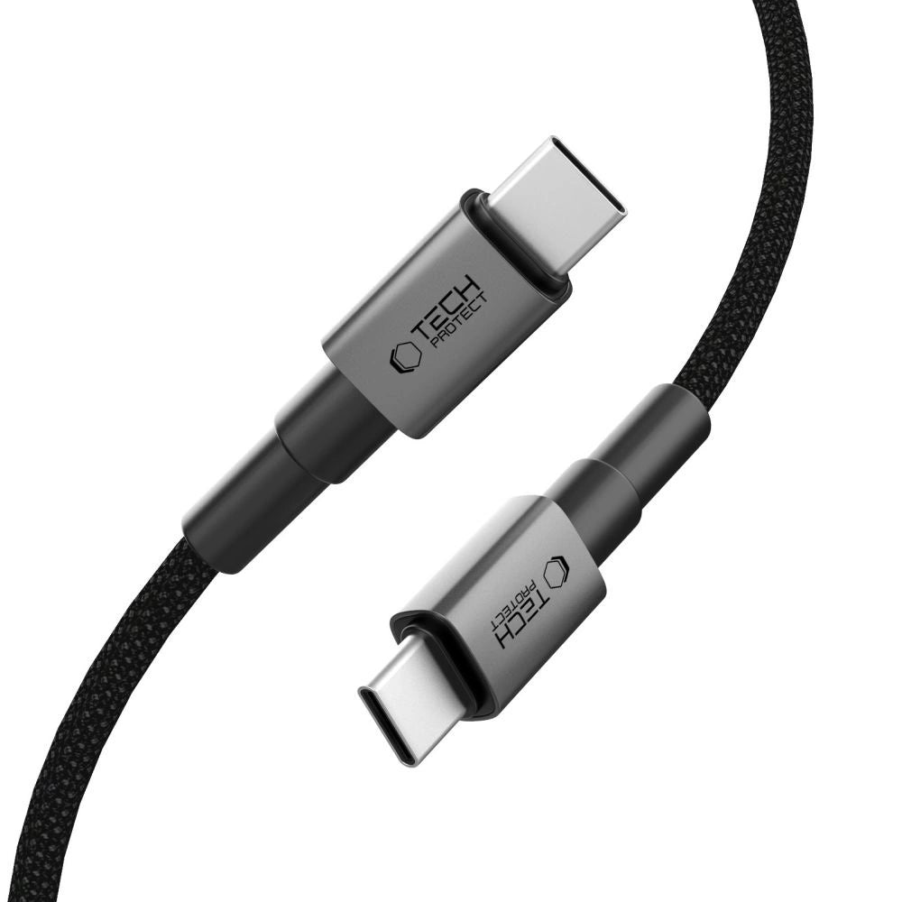 Tech-Protect UltraBoost DNA USB-C PD60W/3A Kabel 25 cm - Grå