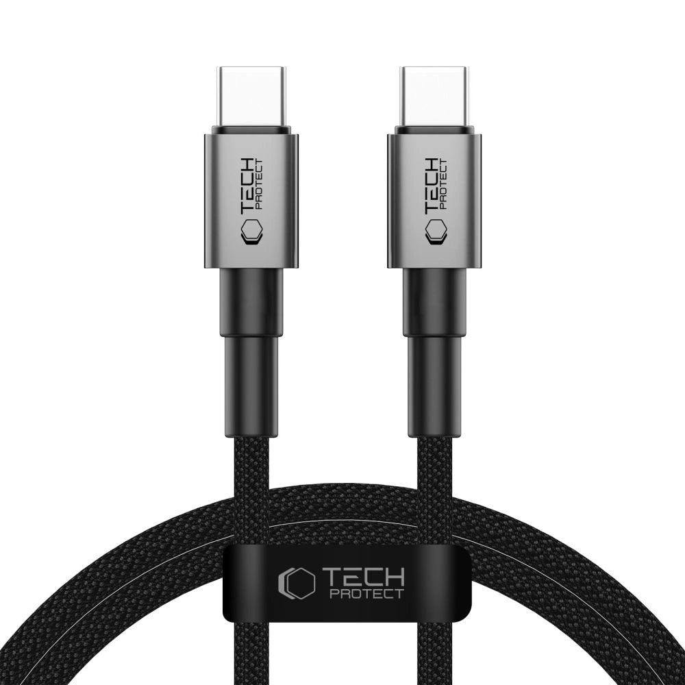 Tech-Protect UltraBoost DNA USB-C PD100W/5A Kabel 100 cm - Grå