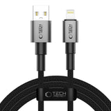 Tech-Protect UltraBoost DNA USB-A / Lightning kabel 15W/2.4A 200 cm - grå