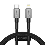 Tech-Protect UltraBoost DNA USB-C / Lightning PD27W/3A cable 100 cm - gray
