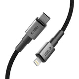 Tech-Protect Ultraboost DNA USB-C / Lightning PD27W/3A kabel 200 cm - grå