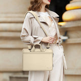 15-16 Tech-Protect lommelaptoptaske - beige