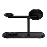 Tech-Protect QI15W-A45 3in1 trådløs oplader med MagSafe til Apple-enheder - sort