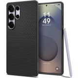 Spigen Liquid Air Case til Samsung Galaxy S25 Ultra - sort