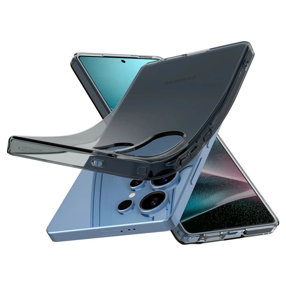 Spigen Liquid Crystal Case til Samsung Galaxy S25 Ultra - Halvt gennemsigtigt