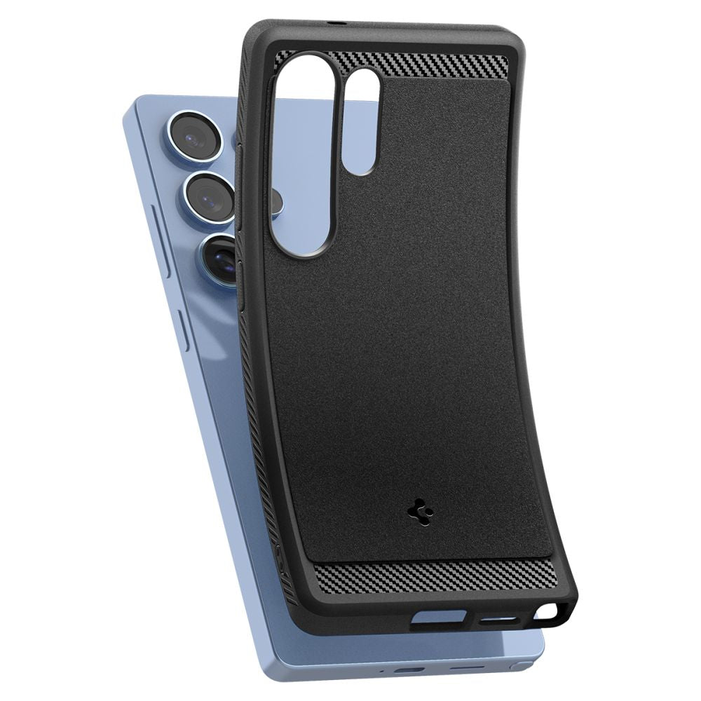 Spigen Rugged Armor Mag Case til Samsung Galaxy S25 Ultra - sort