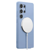 Spigen Silicone Fit Mag Case til Samsung Galaxy S25 Ultra - Blå