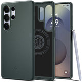 Spigen Thin Fit Mag Case til Samsung Galaxy S25 Ultra - Grøn