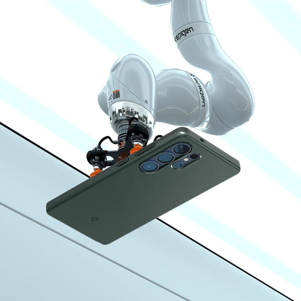 Spigen Thin Fit Mag Case til Samsung Galaxy S25 Ultra - Grøn