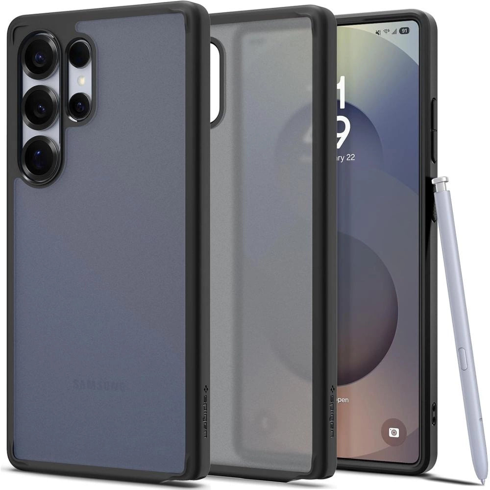 Spigen Ultra Hybrid Case til Samsung Galaxy S25 Ultra - sort