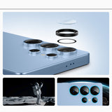 Spigen Optik Pro GLAS.TR EZ FIT 2-pack Camera Cover til Samsung Galaxy S25 Ultra - sort